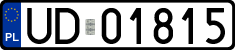 License plates of Poland, Military