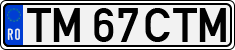 License plate of Romania, Regular plates