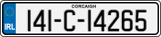 License plate of Ireland, Regular plates