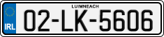 License plate of Ireland, Regular plates