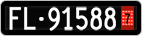 License plate of Liechtenstein, Provisional