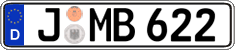 German license plate, Regular plates