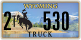 Wyoming, Truck (1(2) 12345)