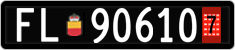 License plate of Liechtenstein, Provisional