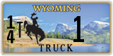 Wyoming, Truck (1(2) 12345)