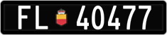License plate of Liechtenstein, Cars