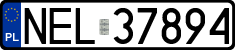 License plates of Poland, Regular car plates