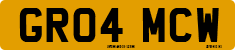 License plate of the United Kingdom, 2001 year system