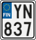 License plate of Finland, Motorcycles