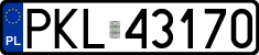 License plates of Poland, Regular car plates