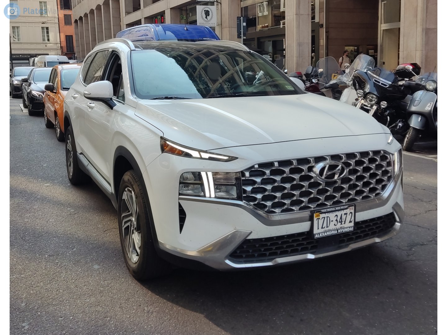TZD-3472, Hyundai Santa Fe 4th gen (TM; Global-market), facelift, 2020–