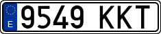 License plates of Spain, Ordinary (2000)