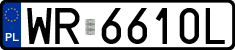 License plates of Poland, Regular car plates