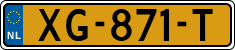 License plate of the Netherlands, Cars