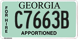 Georgia, Apportioned