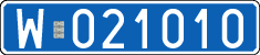 License plates of Poland, Diplomatic