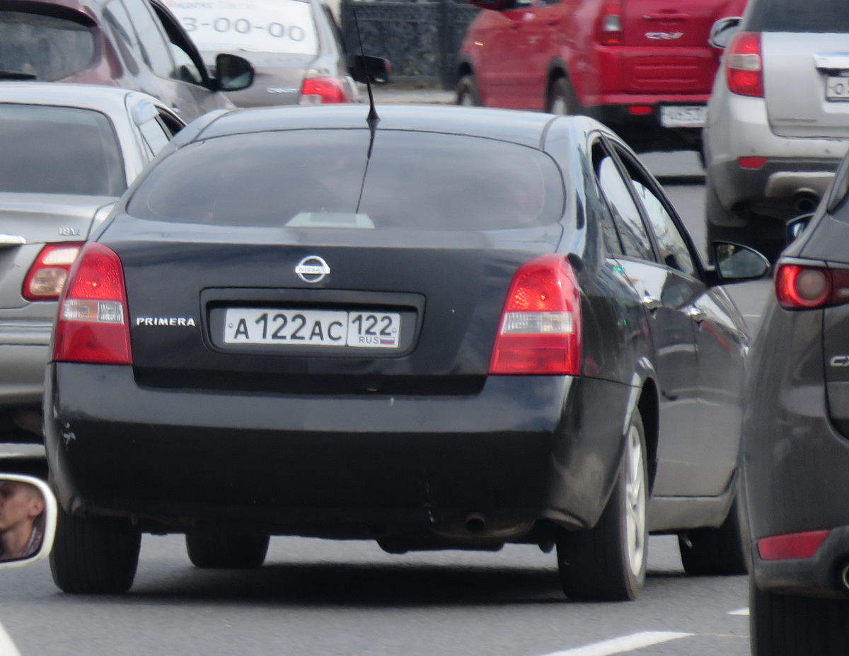 а 122 ас 122, Nissan Primera 3rd gen Sedan/Liftback (P12), 2001–2008