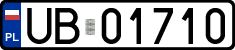 License plates of Poland, Military
