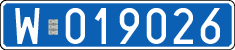 License plates of Poland, Diplomatic