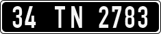 License plate of Turkey, Government and public administrations