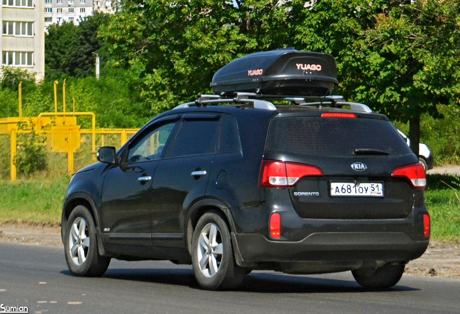 а 681 оу 51, Kia Sorento 2nd gen (XM), facelift, 2012–2015 (­–2020 for CIS-market)