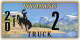 Wyoming, Truck (1(2) 12345)