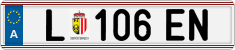 License plate of Austria, Regular plates