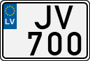 License plate of Latvia, Regular car plates