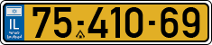 License plate of Israel, Regular plates