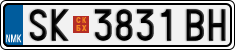 License plate of North Macedonia, Regular plates (2012)