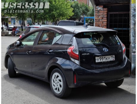 у991ку19, Toyota Aqua