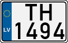 License plate of Latvia, Motorcycles