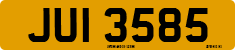 License plate of the United Kingdom, Northern Ireland (1966)
