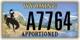 Wyoming, Apportioned (A12345)