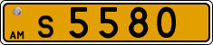 License plate of Armenia, Taxi