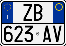 License plate of Italy, Cars (1994 year series)
