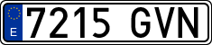 License plates of Spain, Ordinary (2000)