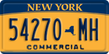 New York, Specialty plates (12345-AB)