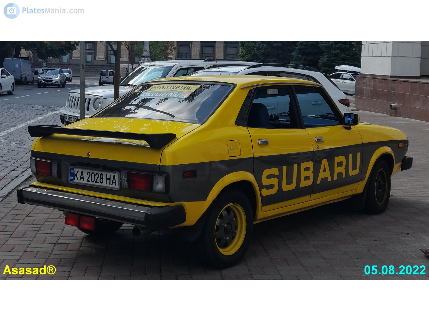 KA 2028 HA, Subaru Leone 1st gen 4-door Sedan (A), 1972–1981