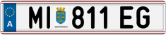 License plate of Austria, Regular plates