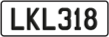 License plate of New Zealand, ABC1(23)
