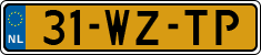 License plate of the Netherlands, Trailers