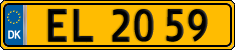 License plate of Denmark, Commercial vehicles