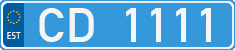 License plate of Estonia, Diplomatic