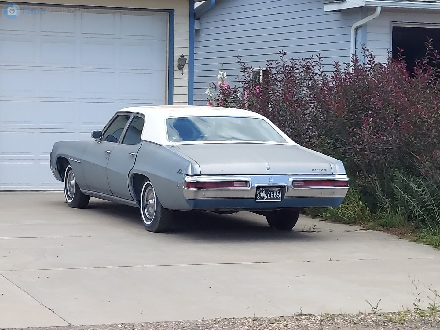 WYO 2685, Buick LeSabre 3rd gen 1970 4-door Hardtop (45239/45439; B-body), 5th facelift, 1969–1970