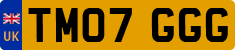 License plate of the United Kingdom, 2001 year system