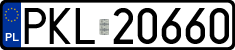 License plates of Poland, Regular car plates
