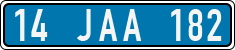 License plate of Turkey, Police