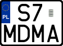 License plates of Poland, Vanity Plates