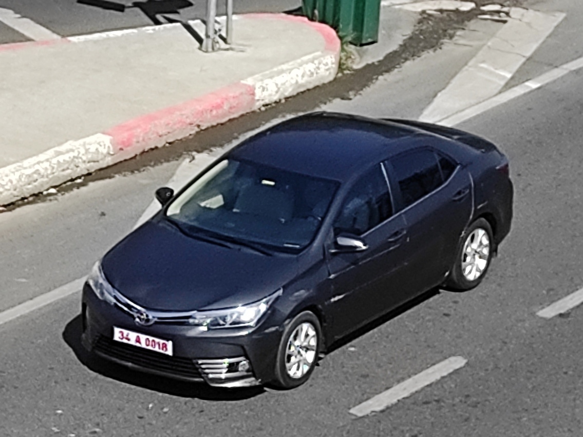 34 A 0018, Toyota Corolla 11th gen (Altis/Quest) Sedan (E170/E180; Global-market), 2013–2020 (–present for ZA-market)